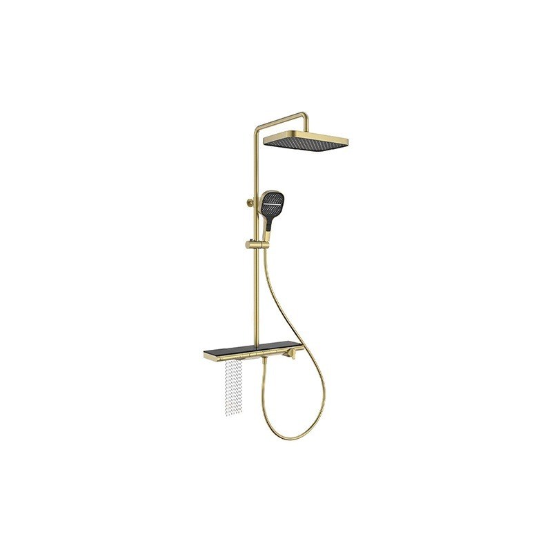LT-10081-BRA-YTLYHS shower set, shower system, complete shower kit