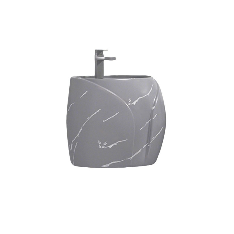LT-5275-DP-LG grey wall-hung-basins