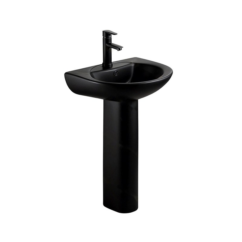 LT-321P-M-BL black pedestal-basins