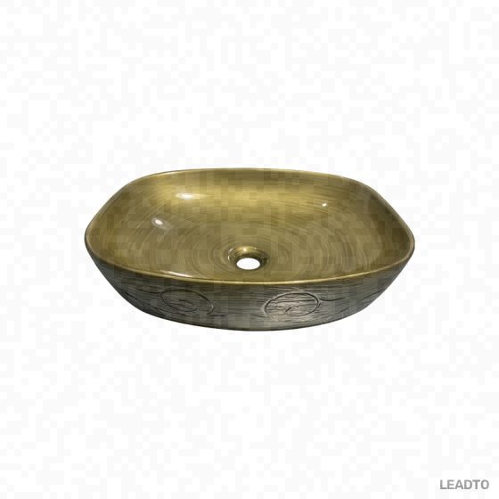 LT-6018-CP-BR gold art-basins
