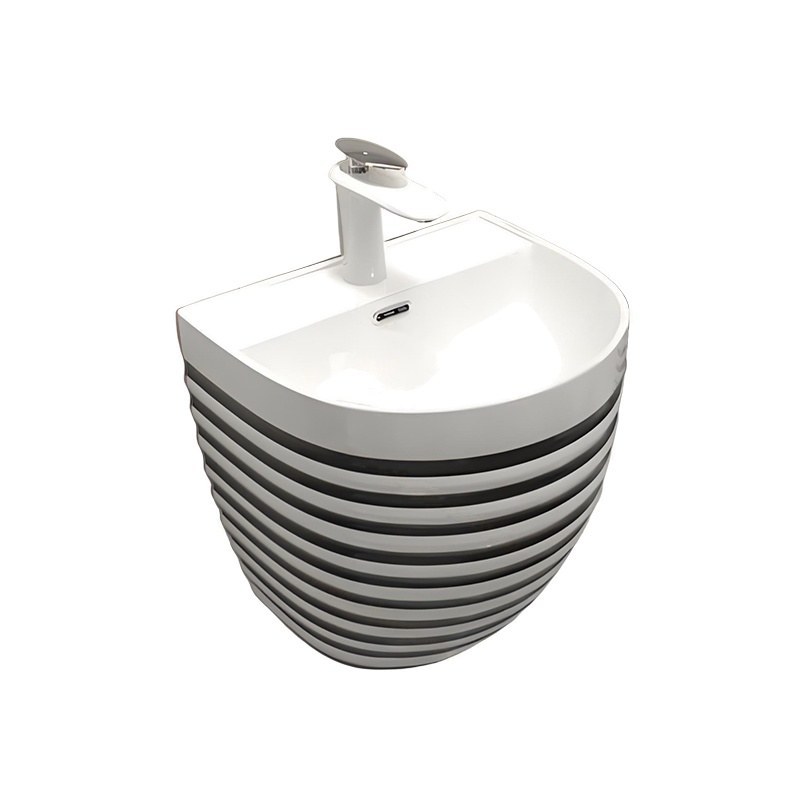 LT-5230-CP-WSBL1 patterned wall-hung-basins