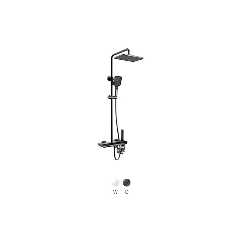 LT-10063-BRA-YTLYHS shower set, shower system, complete shower kit