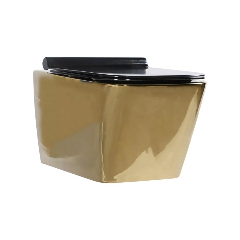 LT-454W-GI-PG1 gold wall-hung-toilets