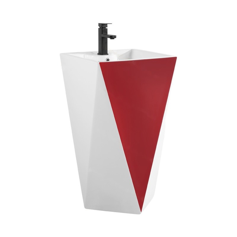 LT-307-CG-WR colored pedestal-basins