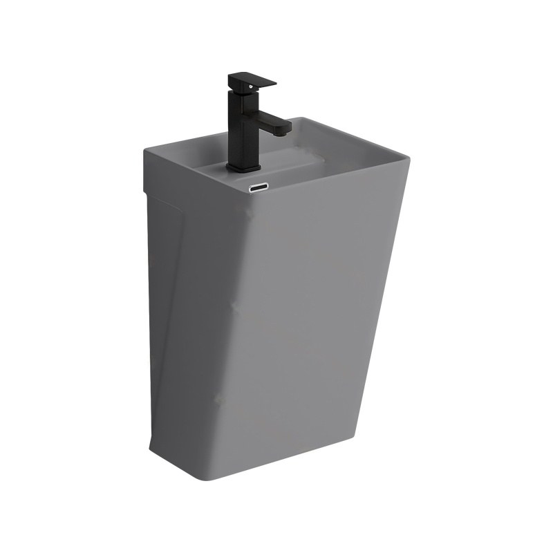 LT-5141-M-LG grey wall-hung-basins