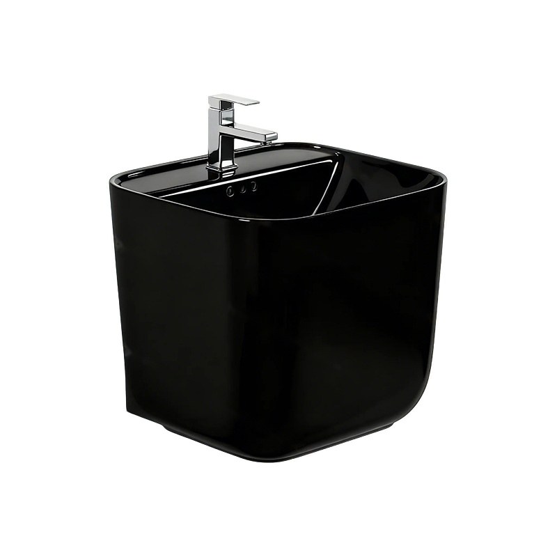 LT-5100-CG-BL black wall-hung-basins