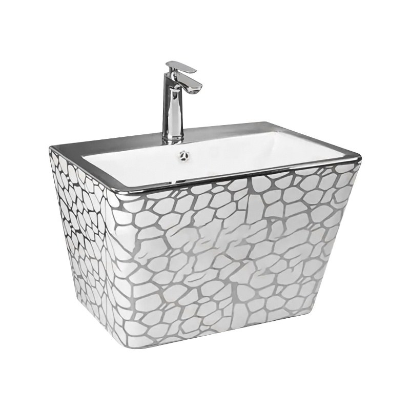 LT-503-GID-SW patterned wall-hung-basins