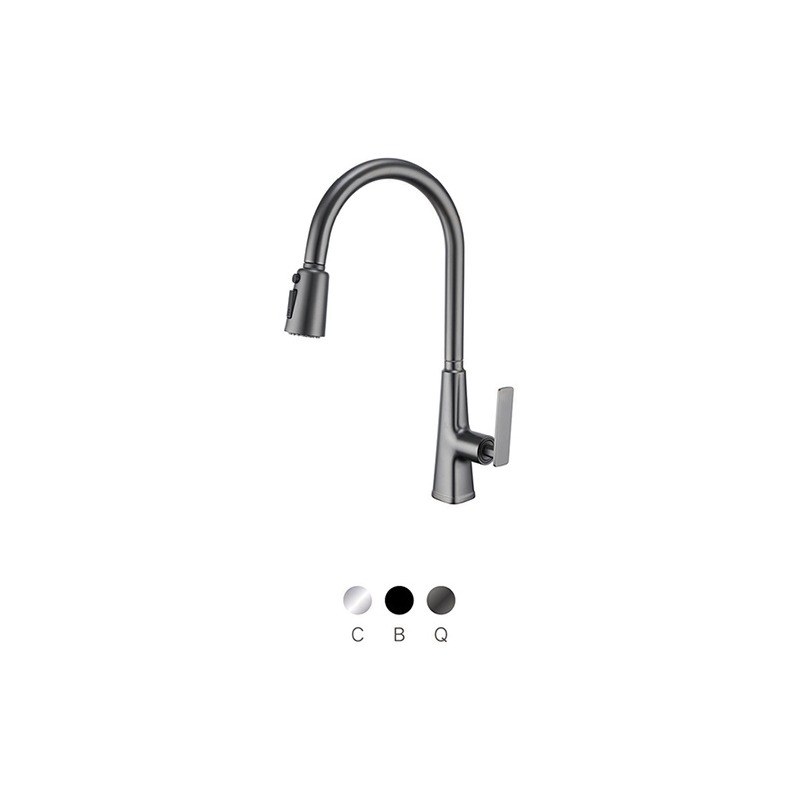 LT-10063-BRA-TCCLSSCLRLT kitchen faucet, kitchen mixer tap, sink faucet