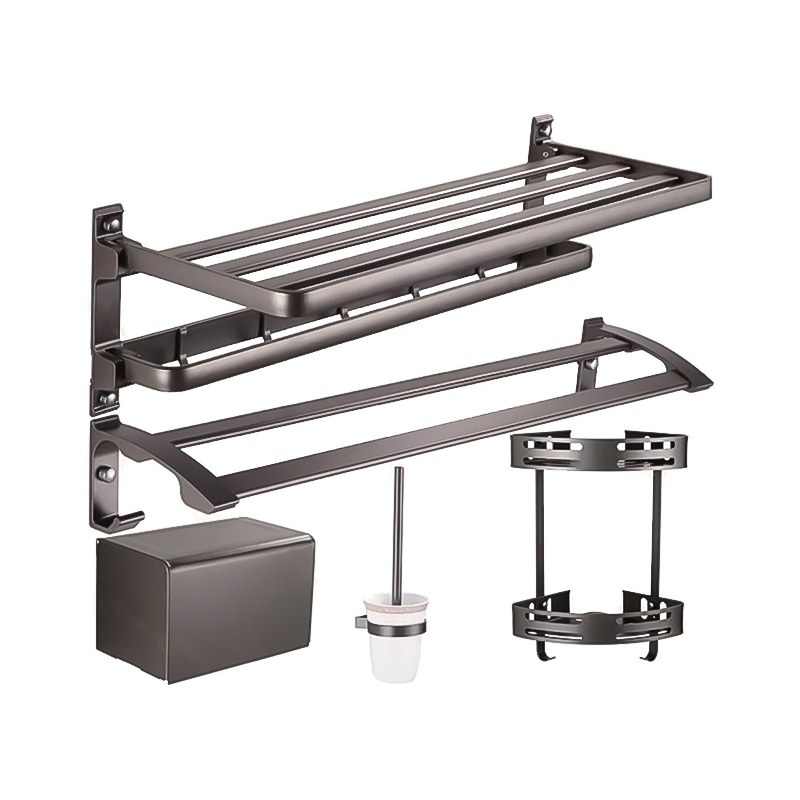 LT-AL2000-5-GR bathroom hardware set, towel bar, bath accessory