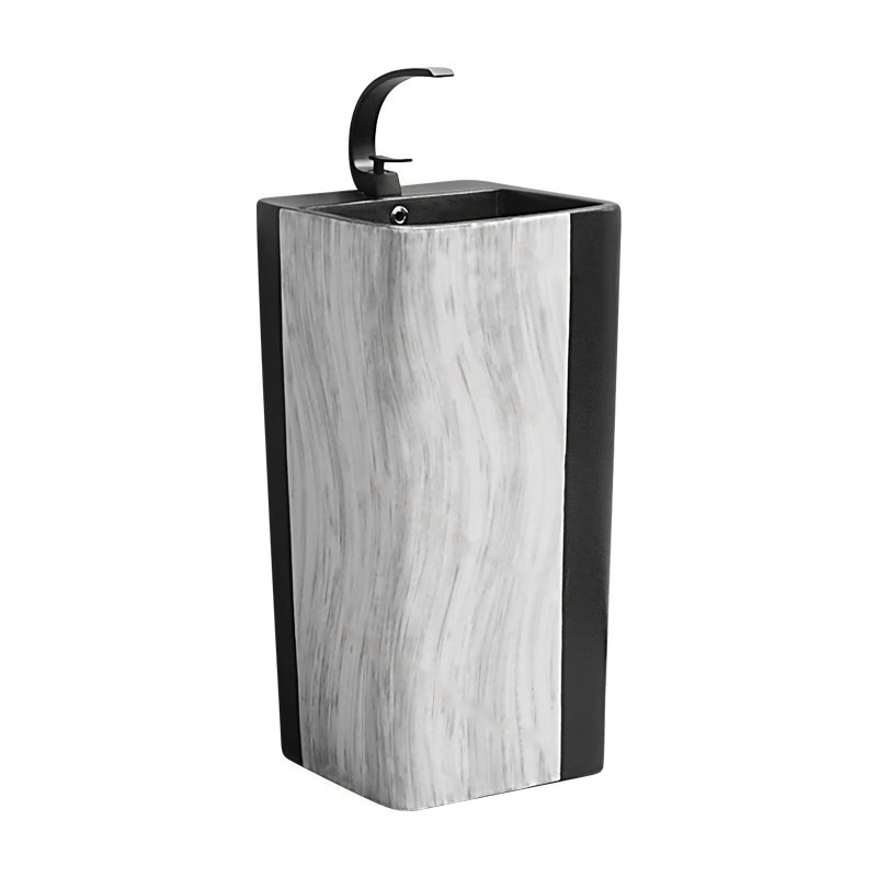LT-309-FG-BLW grey pedestal-basins