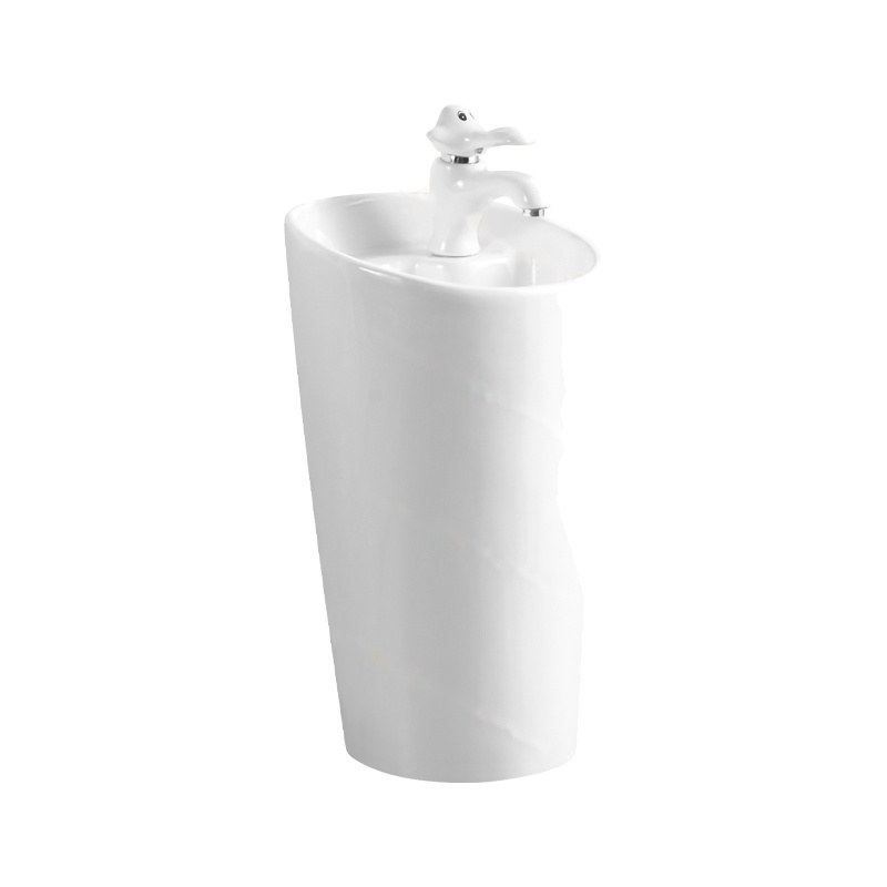 LT-388-2 white pedestal-basins