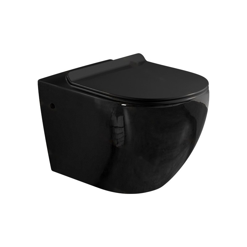LT-401WA-CG-BL black wall-hung-toilets