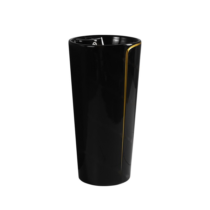 LT-327-CG-BLGL1 black pedestal-basins