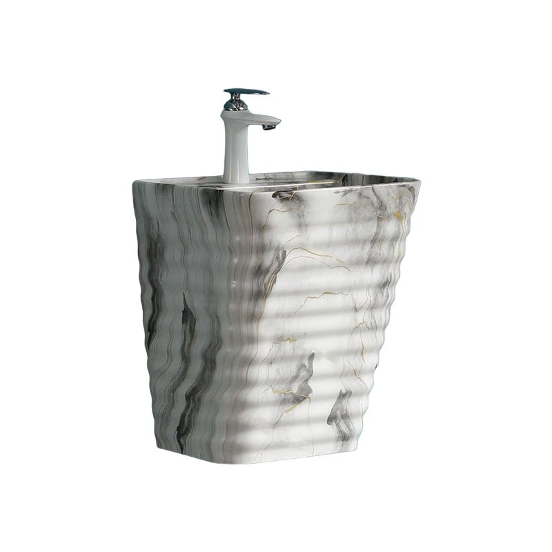 LT-5145-DP-1 patterned wall-hung-basins