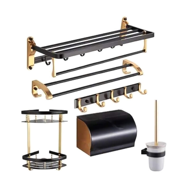 LT-AL1000-6A-GB bathroom hardware set, towel bar, bath accessory