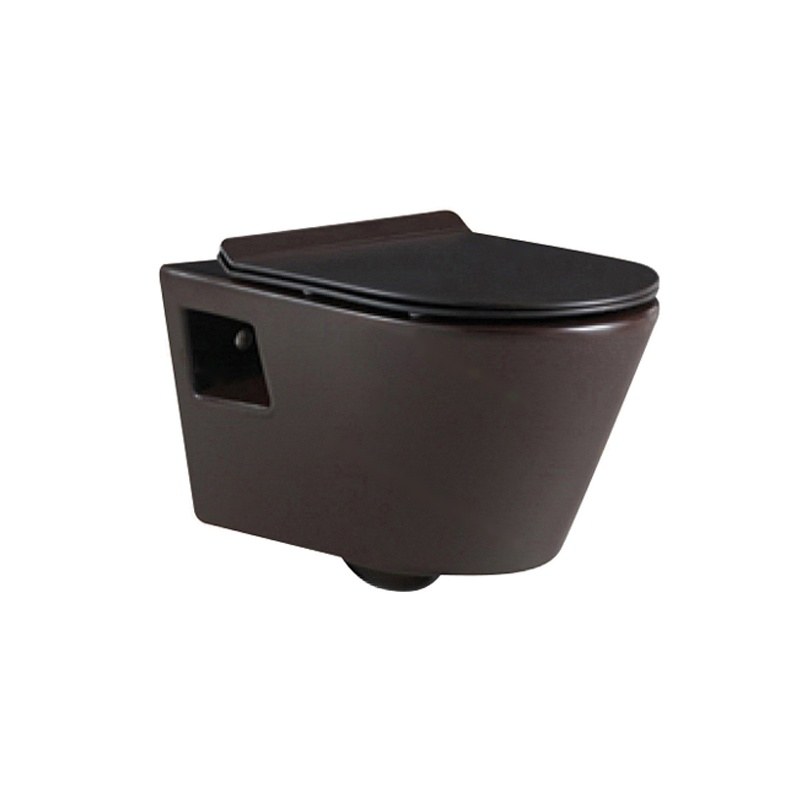 LT-WHT4074-M-DB black wall-hung-toilets
