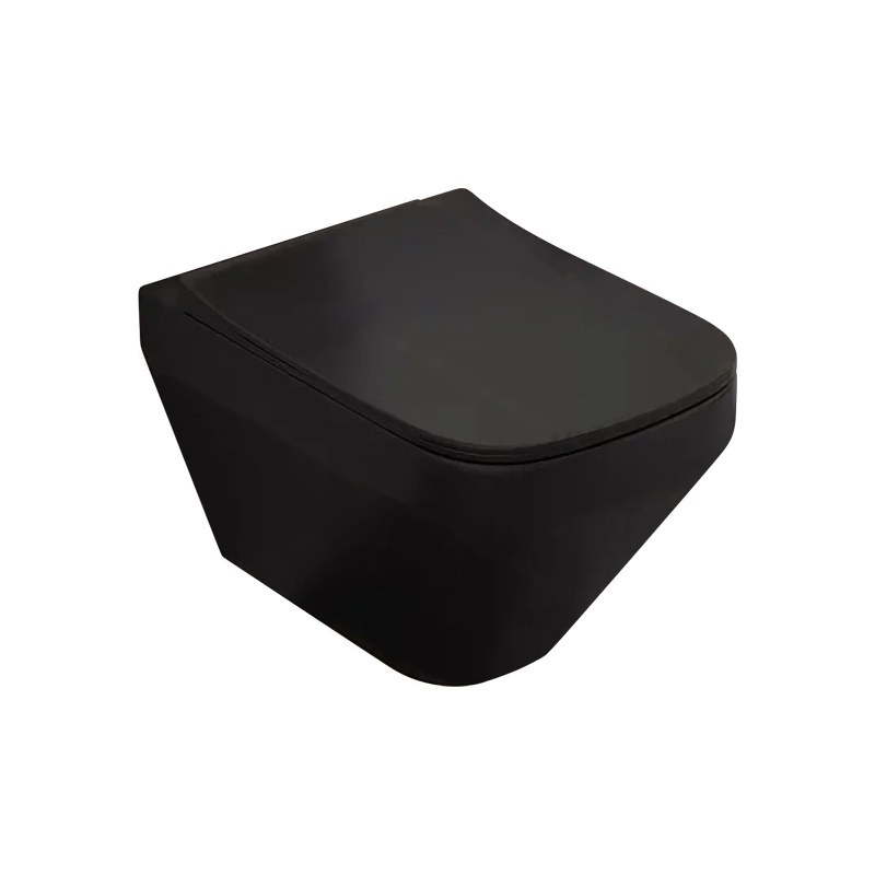 LT-467W-M-BL black wall-hung-toilets