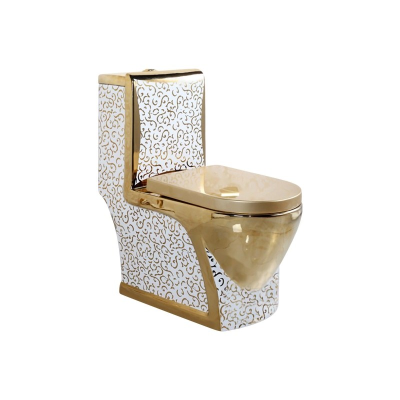 LT-1087-GID-G2 patterned one-piece-toilets