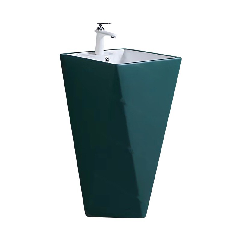 LT-307-CG-BGW colored pedestal-basins