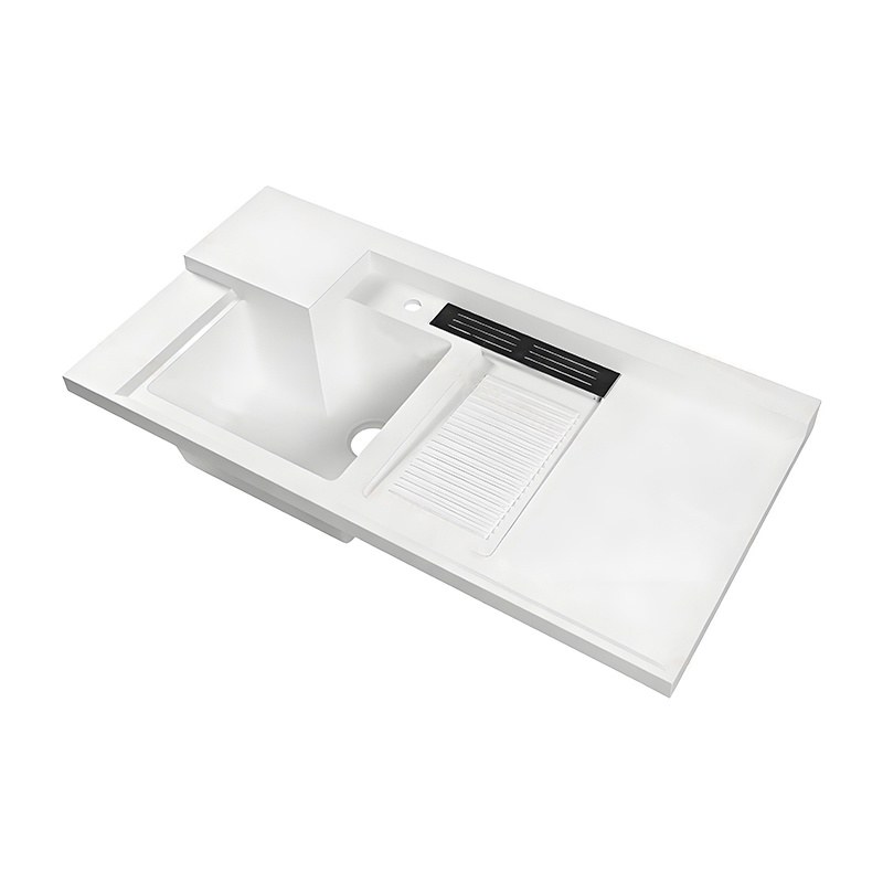 LT-7140 white countertop-basins