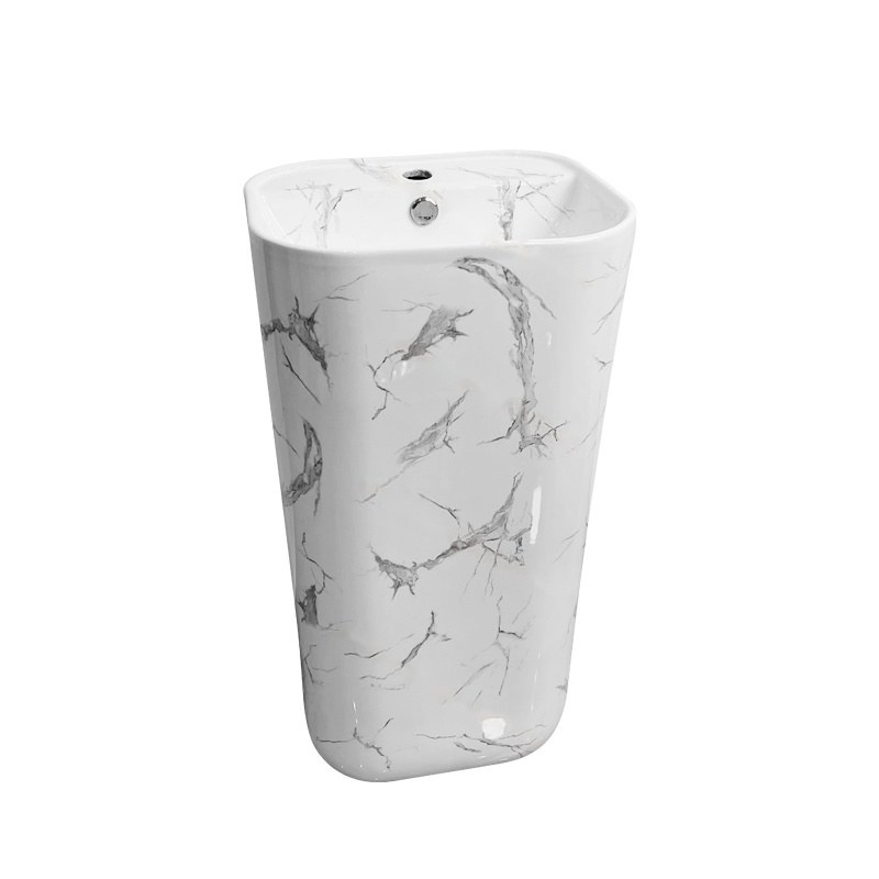 LT-391-DP-CT18 patterned wall-hung-basins
