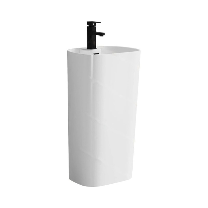 LT-380 white pedestal-basins