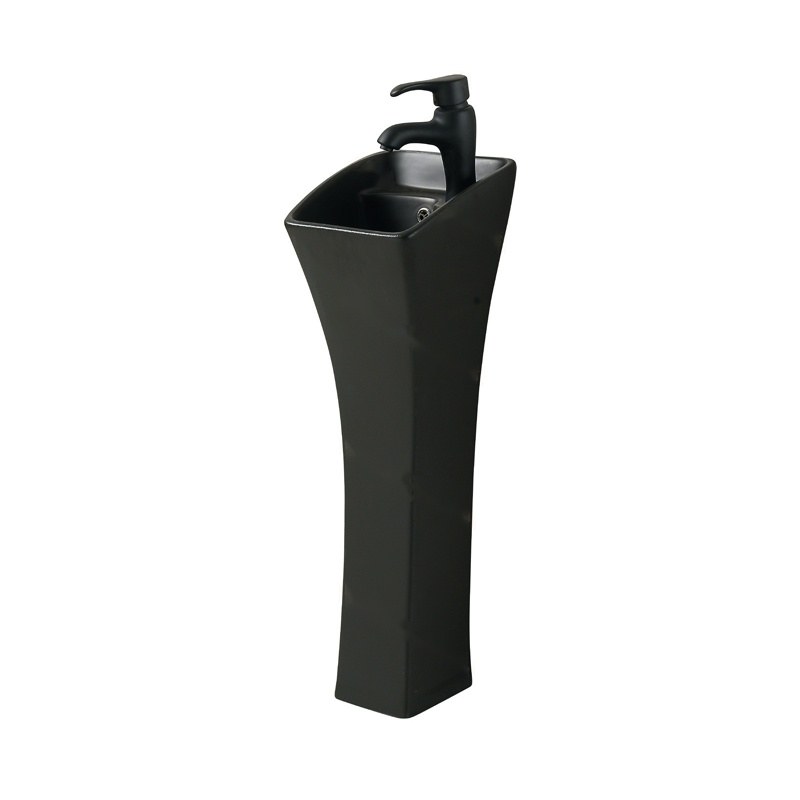 LT-308-FG-BL black pedestal-basins