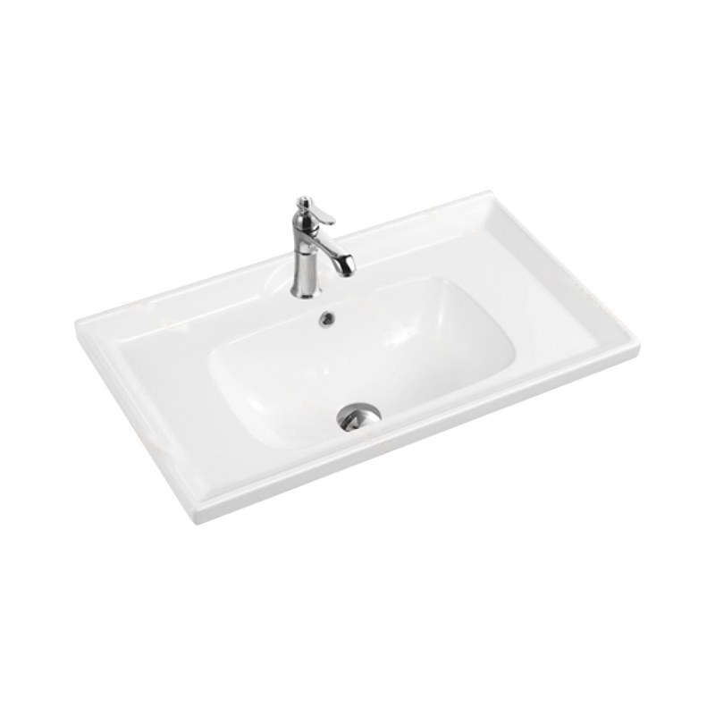 LT-744B white countertop-basins