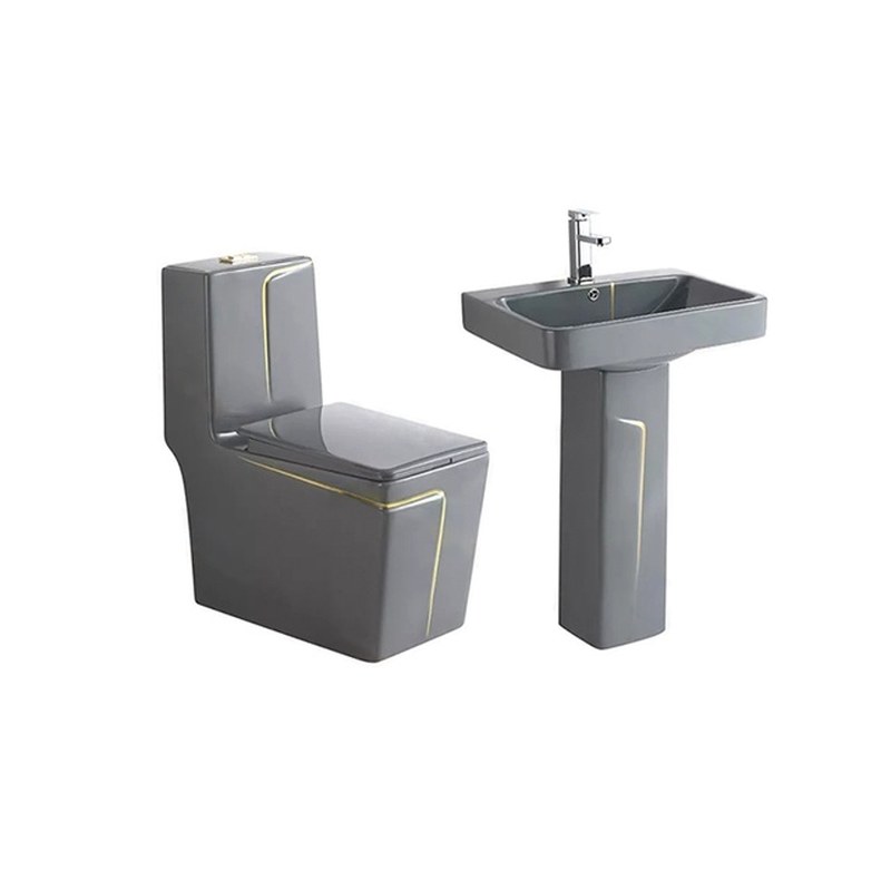 LT-1109-CG-DGGL----LT-354P-CG-GD white two-piece-toilet-suites