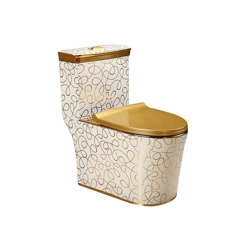 LT-1086-GID-G15-2 patterned one-piece-toilets