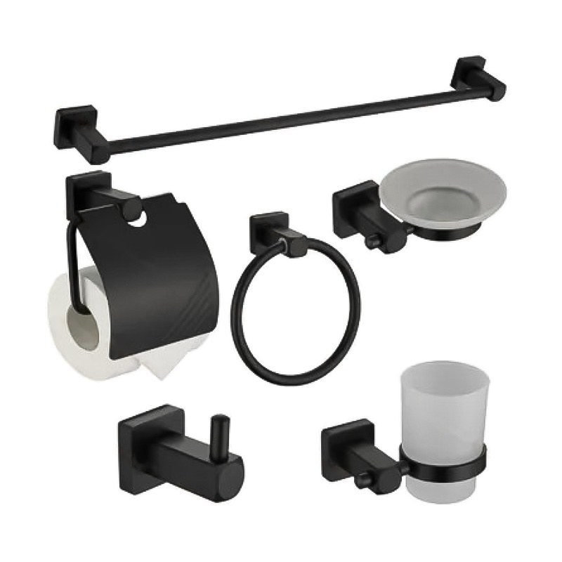 LT-AL8200-6B-B bathroom hardware set, towel bar, bath accessory