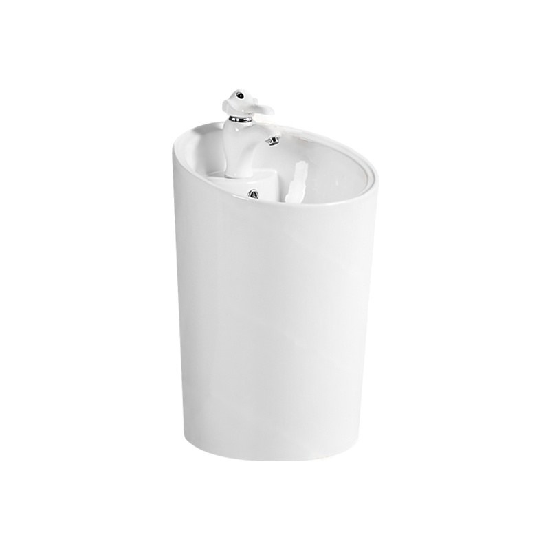 LT-362 white pedestal-basins