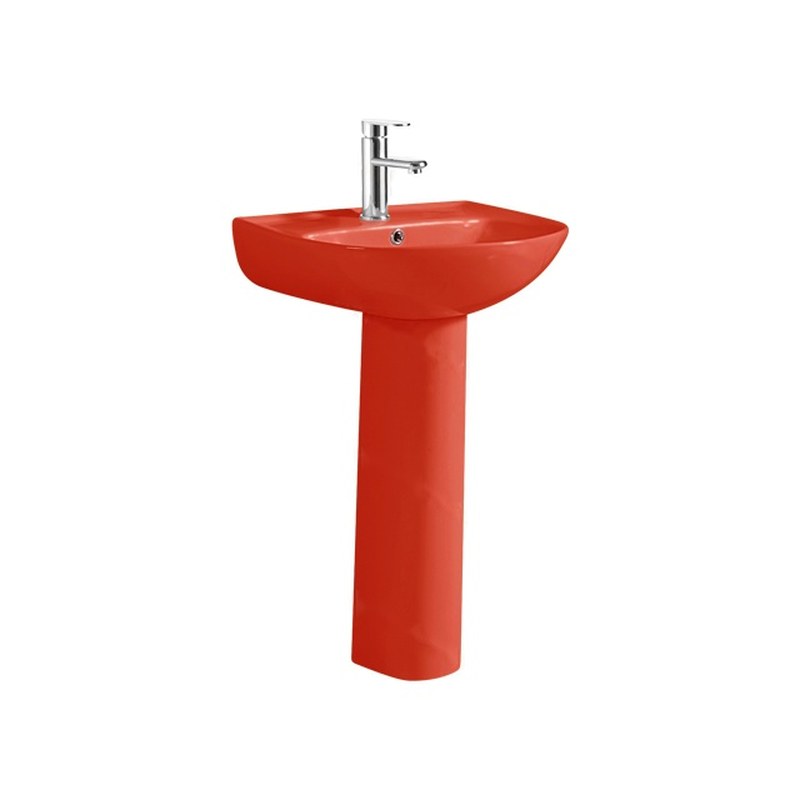 LT-315P-M-R colored pedestal-basins