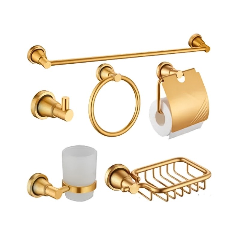 LT-AL8600-6A-G bathroom hardware set, towel bar, bath accessory