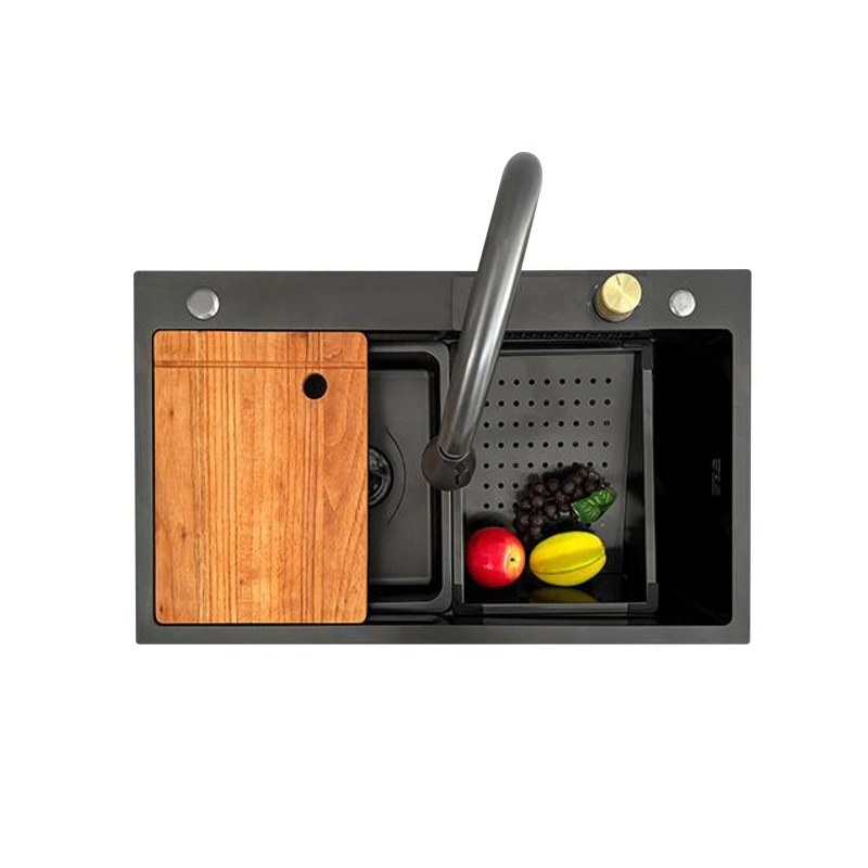 LT-6245FA1LS-Black kitchen sink, stainless sink, wash basin sink