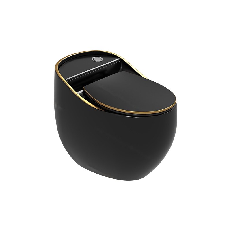 LT-1219-M-BLGL black one-piece-toilets