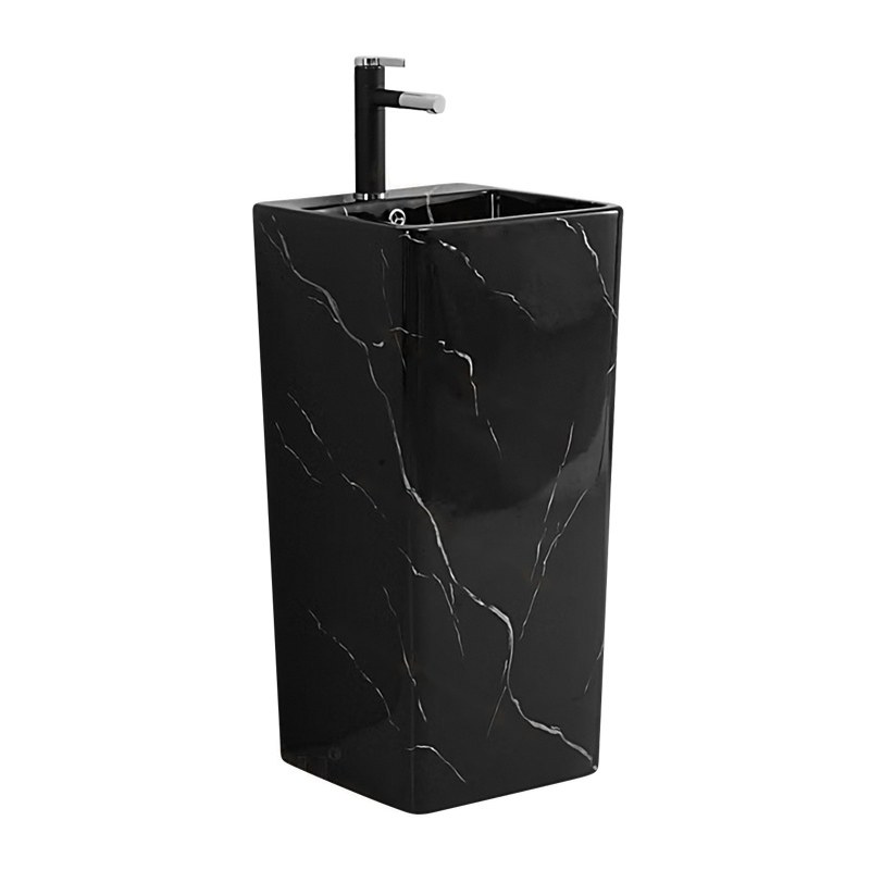 LT-309-DP-CT-96 black pedestal-basins