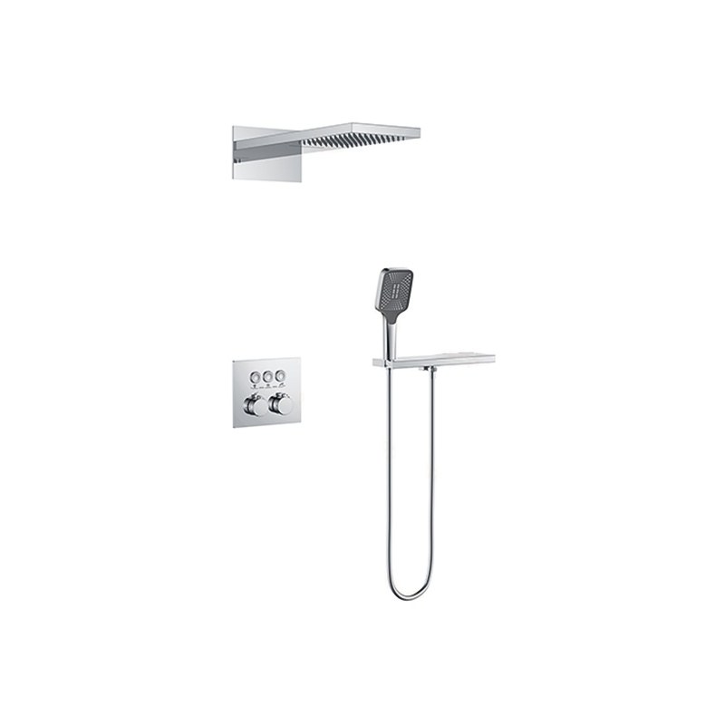 LT-10045-BRA-AZLYHS shower set, shower system, complete shower kit