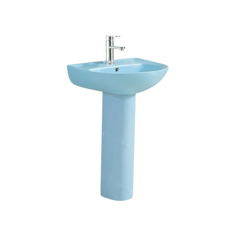 LT-315P-M-BU colored pedestal-basins