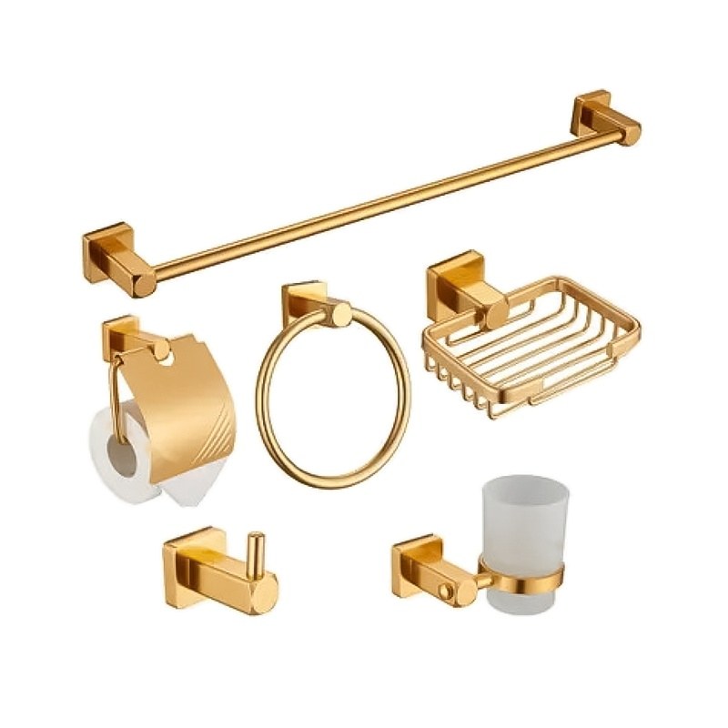 LT-AL8200-6A-G bathroom hardware set, towel bar, bath accessory
