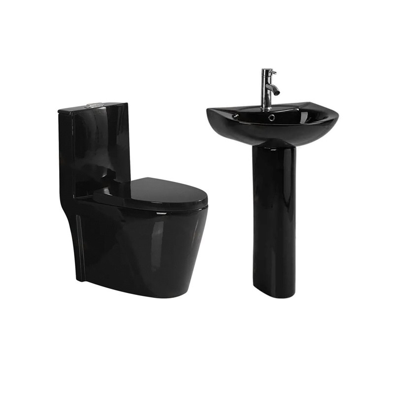 LT-1086-CG-BL----LT-321P-CG-BL white two-piece-toilet-suites