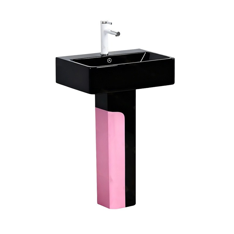 LT-354P-CG-RBL black pedestal-basins