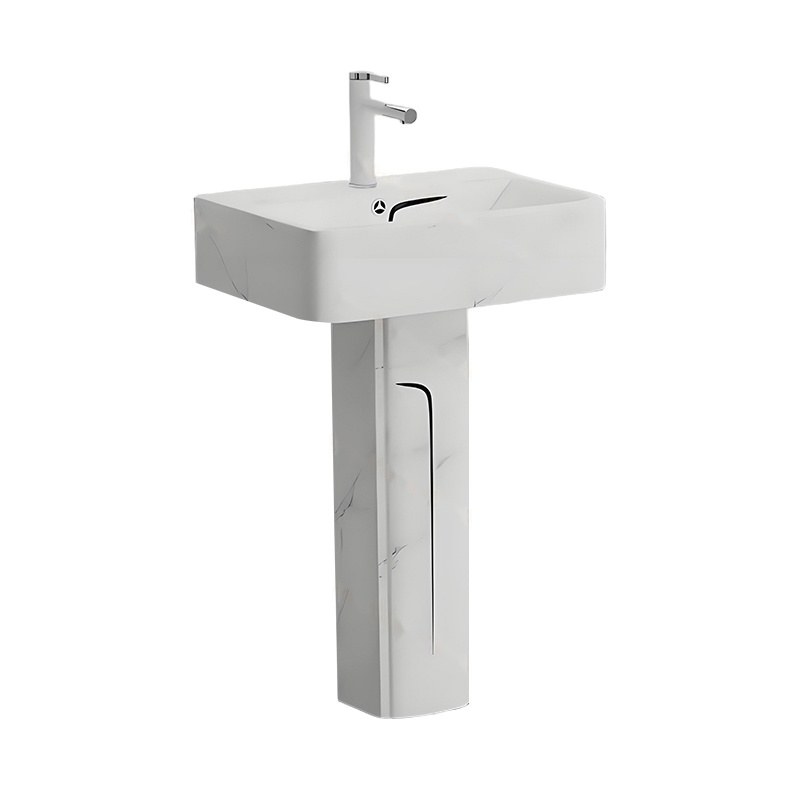 LT-352P-DP-WBLL white pedestal-basins