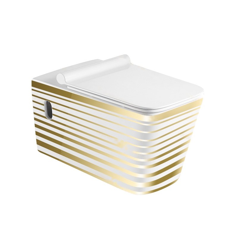 LT-403W-GID-G5 gold wall-hung-toilets