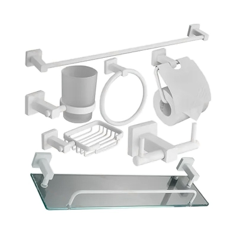 LT-AL4000-7A-W bathroom hardware set, towel bar, bath accessory