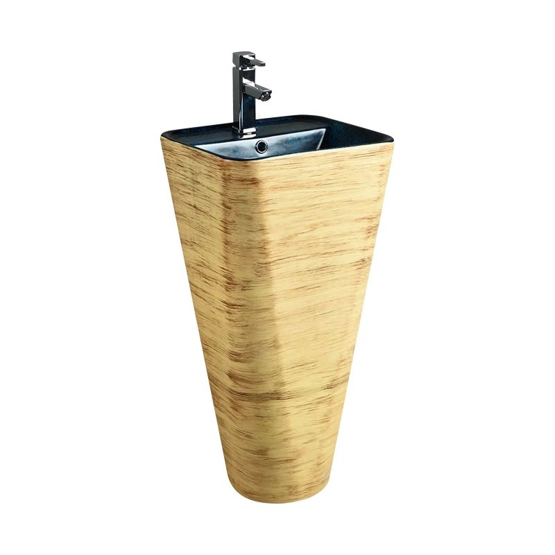 LT-324-CCS-TGBL gold pedestal-basins