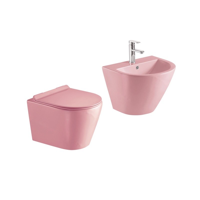 LT-452W-CG-LP-----LT-501-CG-LP white wall-hung-toilet-suites