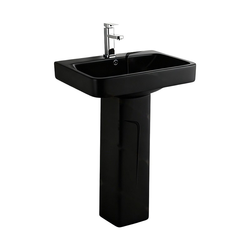 LT-354P-M-BL black pedestal-basins