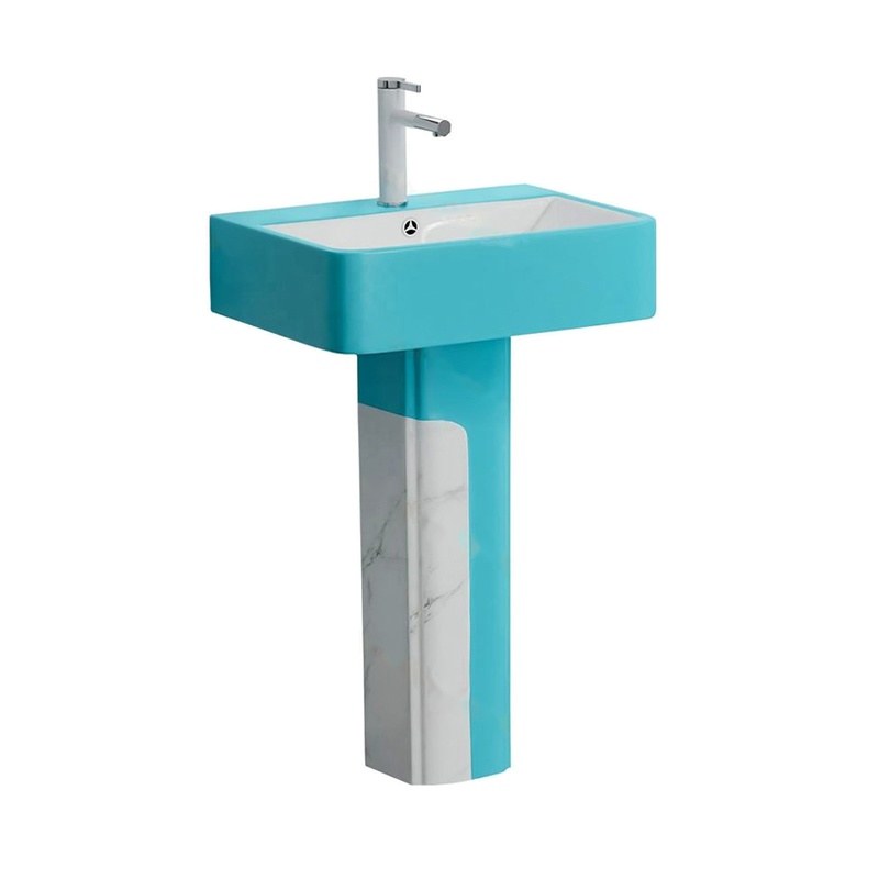 LT-354P-DP-WBU colored pedestal-basins