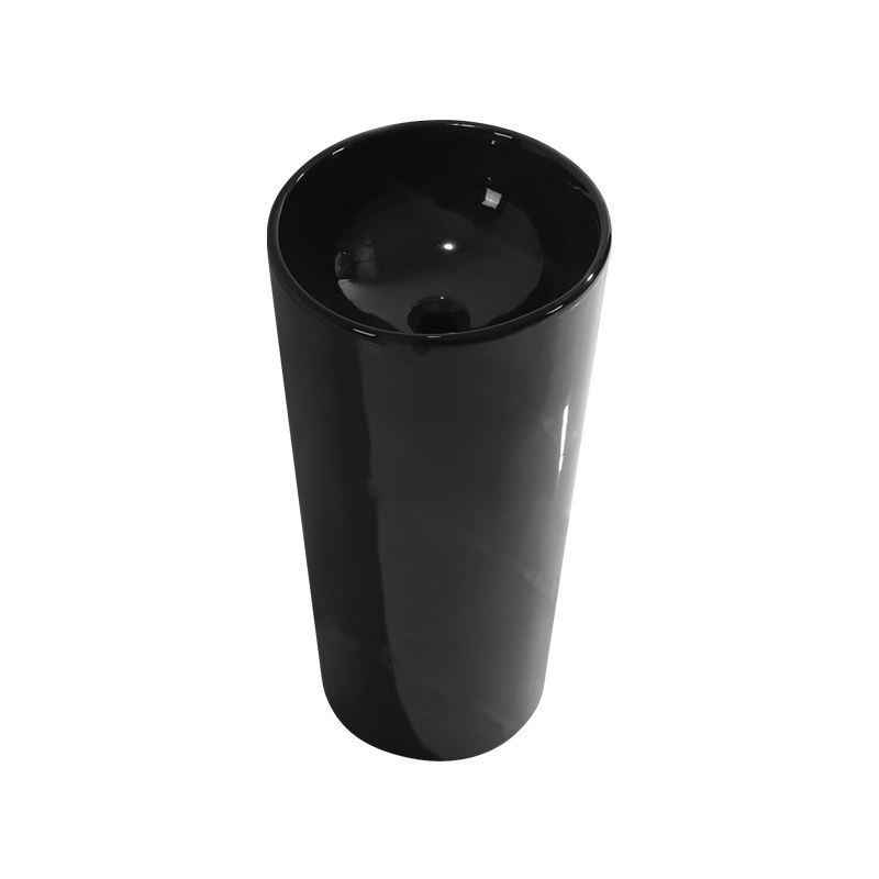 LT-321A-CG-BL black pedestal-basins